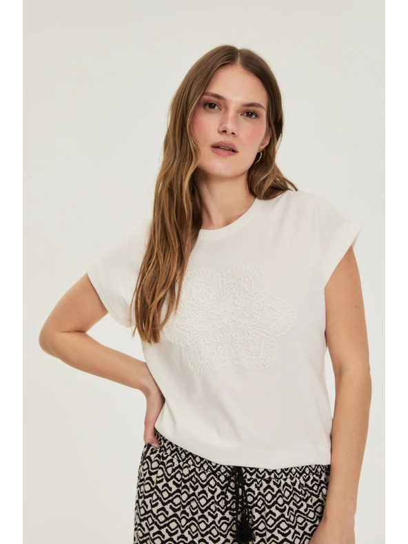 Moodo Bluza z aplikacijo bela Moodo