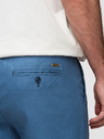 Ombre Clothing Moške hlače chino iz lanene mešanice - modra deninina V5 P1522 Ombre Clothing