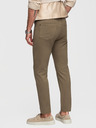 Ombre Clothing Moške chino hlače po meri - olivne V3 O1523 Ombre Clothing