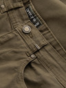 Ombre Clothing Moške chino hlače po meri - olivne V3 O1523 Ombre Clothing
