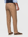 Ombre Clothing Moške chino hlače SLIM FIT - svetlo rjave V2 P1524 Ombre Clothing