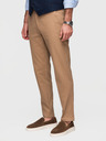 Ombre Clothing Moške chino hlače SLIM FIT - svetlo rjave V2 P1524 Ombre Clothing