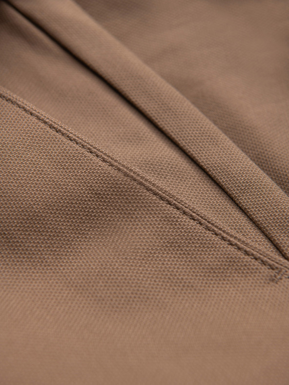 Ombre Clothing Moške chino hlače SLIM FIT - svetlo rjave V2 P1524 Ombre Clothing