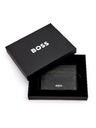 Hugo Boss Črno usnjeno etui za kartice Hugo Boss Classic HLC416A