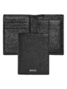 Hugo Boss Črno usnjeno etui za kartice Hugo Boss Classic HLG403A