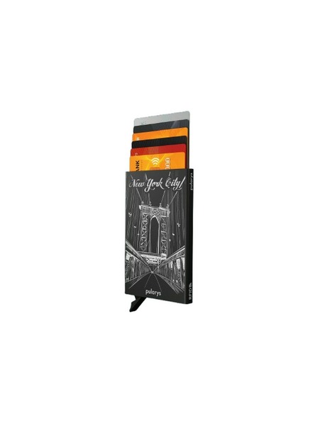 Pularys Etui za dokumente Pularys Brooklyn črno aluminij 194110801