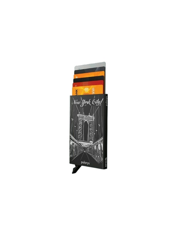 Pularys Etui za dokumente Pularys Brooklyn črno aluminij 194110801