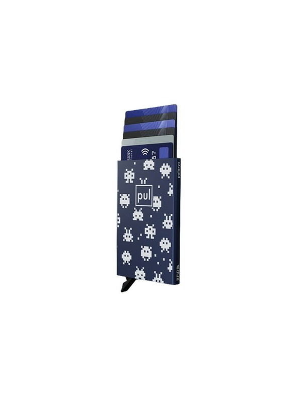 Pularys Etui za dokumente Pularys Space Invaders modro aluminij 191310804