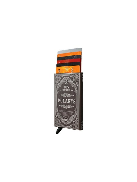 Pularys Etui za dokumente Pularys Tequila rjavo, ščetkano aluminij 191215502