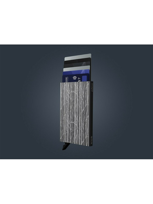 Pularys Etui za dokumente Pularys Winter Birches sivo ščetkano aluminij 192315535