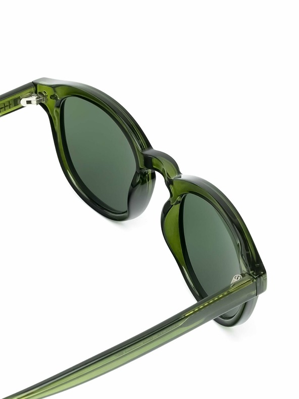 ECO Shades Unisex sončna očala ECO Shades Lupo Transparent Green 8678