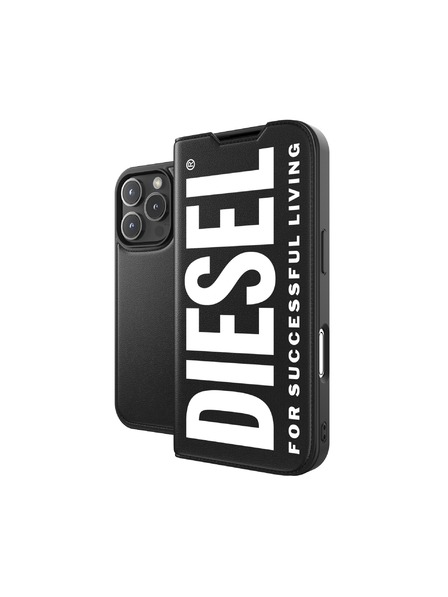 Diesel Diesel torbica za iPhone 16 Pro s Magsafe črno-bela 60132