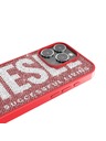 Diesel Diesel ovitek za iPhone 16 Pro s kristali Swarovski rdeč 60188