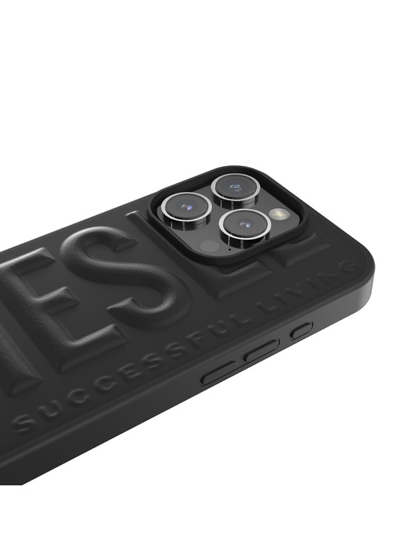 Diesel Diesel 3D ovitek za iPhone 16 Pro Biscotto črn 60210