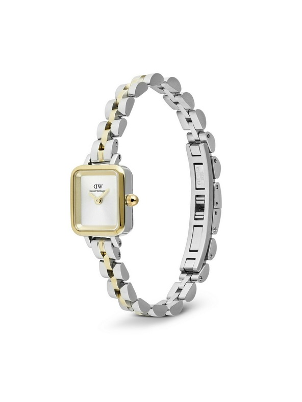 Daniel Wellington Ženski ročaj Daniel Wellington Quadro Mini Arch 3-Link kvadratni DW00100925