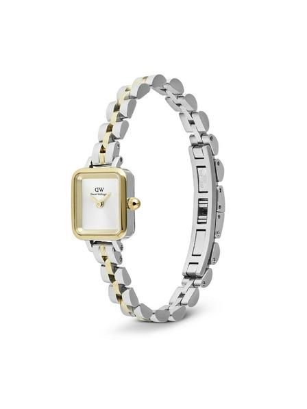 Daniel Wellington Ženski ročaj Daniel Wellington Quadro Mini Arch 3-Link kvadratni DW00100925