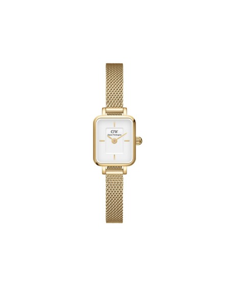 Daniel Wellington Ženski ročni ure Daniel Wellington Quadro Mini Evergold DW00100725