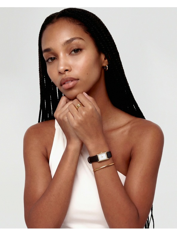 Daniel Wellington Ženski ročni ure Daniel Wellington Bound Mini usnjene DW00100904