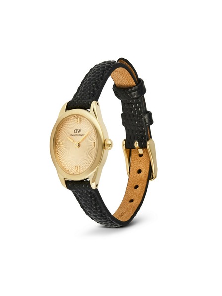 Daniel Wellington Ženski ročni ure Daniel Wellington Ophelia Mini Lizard Guilloché usnjene DW00100897