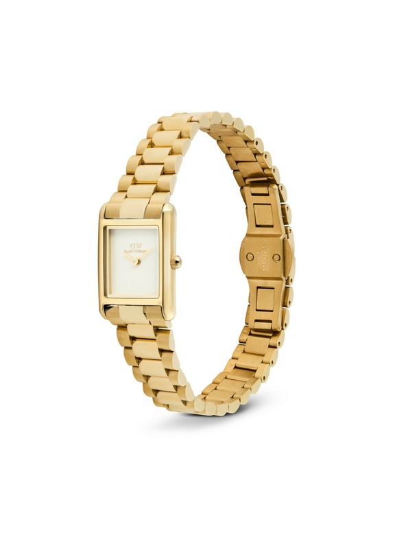 Daniel Wellington Ženski ročni ure Daniel Wellington Bound Mini 3-Link kvadratne DW00100931