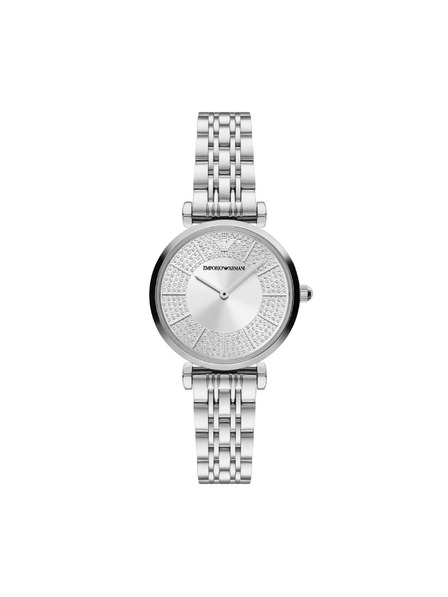 Emporio Armani Ženski okrogli ročni ure Emporio Armani GIANNI T-BAR AR11445