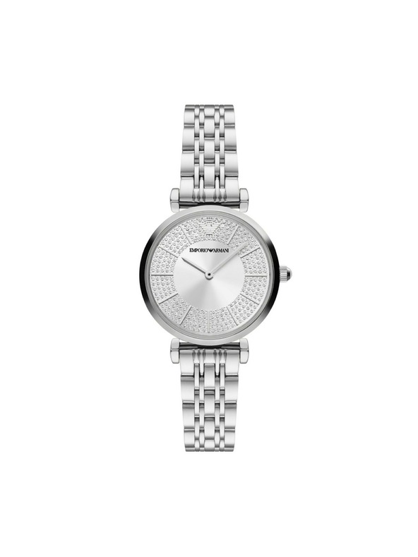 Emporio Armani Ženski okrogli ročni ure Emporio Armani GIANNI T-BAR AR11445