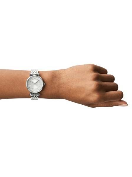 Emporio Armani Ženski okrogli ročni ure Emporio Armani GIANNI T-BAR AR11445