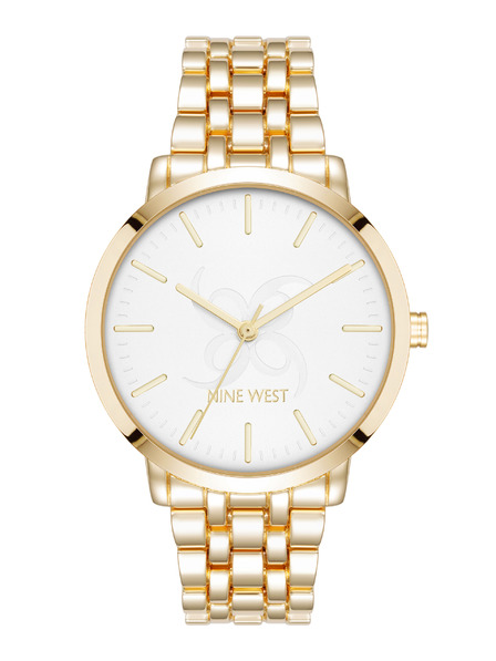 Nine West	 Ženskie okrogle ure Nine West NW/3060SVGB
