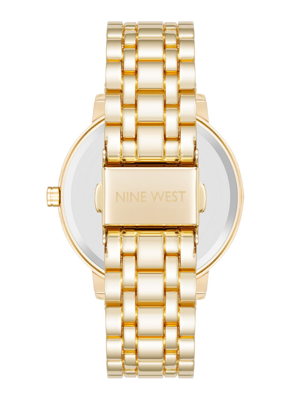 Nine West	 Ženskie okrogle ure Nine West NW/3060SVGB