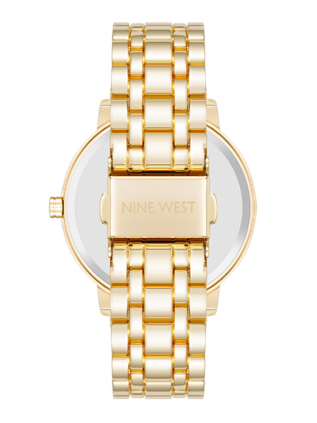 Nine West	 Ženskie okrogle ure Nine West NW/3060SVGB