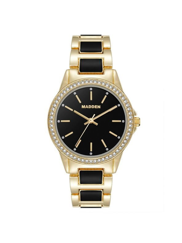 Steve Madden Ženske okrogle ure Steve Madden SM/8108BKGPM