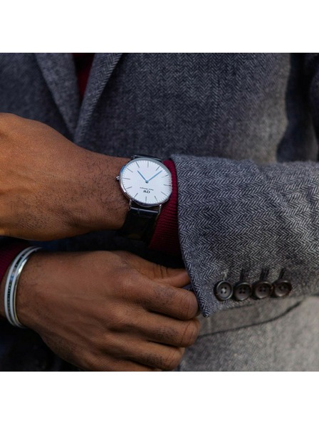 Daniel Wellington Moške ure Daniel Wellington Classic Sheffield Silver DW00100053