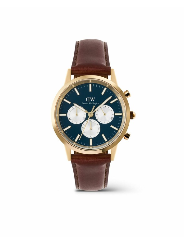 Daniel Wellington Moške ure Daniel Wellington Iconic Chronograph St Mawes Panda DW00100875