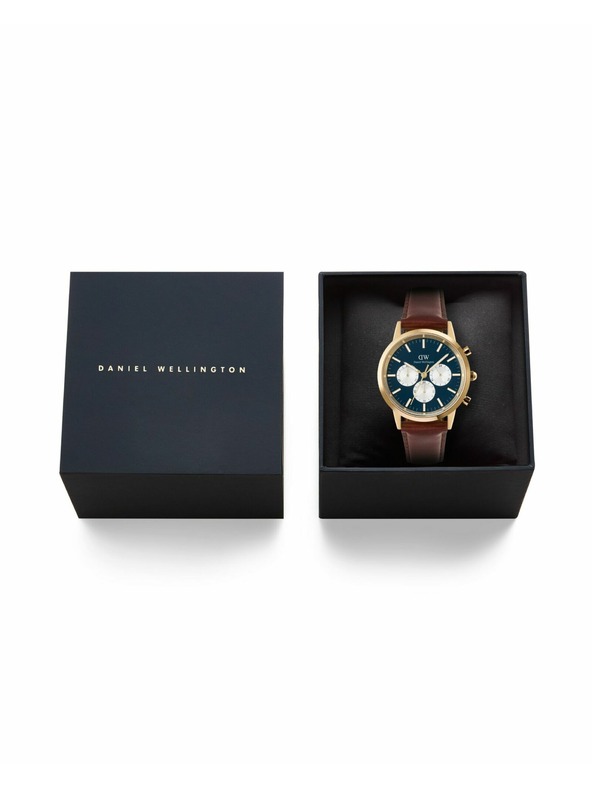 Daniel Wellington Moške ure Daniel Wellington Iconic Chronograph St Mawes Panda DW00100875