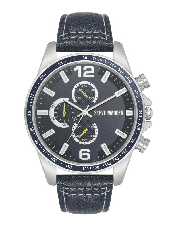 Steve Madden Moške ure Steve Madden SM/9111NVSV