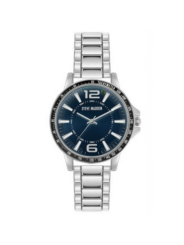 Steve Madden Moške okrogle ure Steve Madden SM/9139NVSV