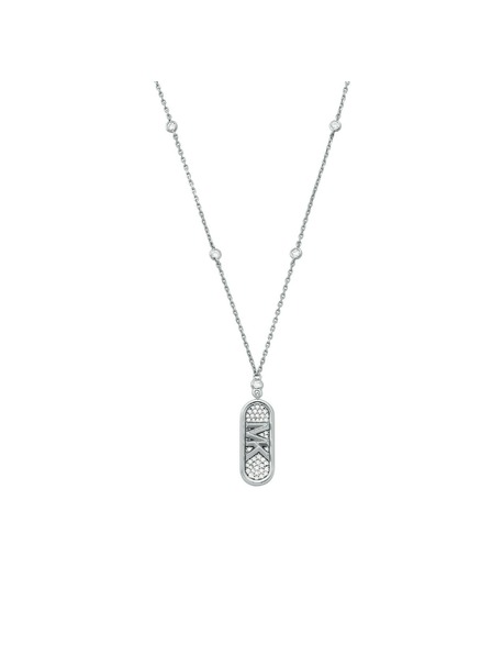 Michael Kors Srebrna ogrlica Michael Kors MKC1729CZ040
