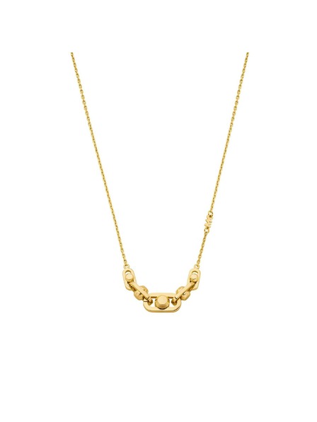 Michael Kors Srebrna pozlačena ogrlica Michael Kors MKC170800710