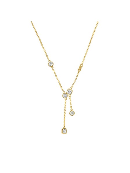 Michael Kors Srebrna pozlačena ogrlica Michael Kors MKC1769710