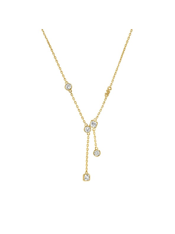 Michael Kors Srebrna pozlačena ogrlica Michael Kors MKC1769710