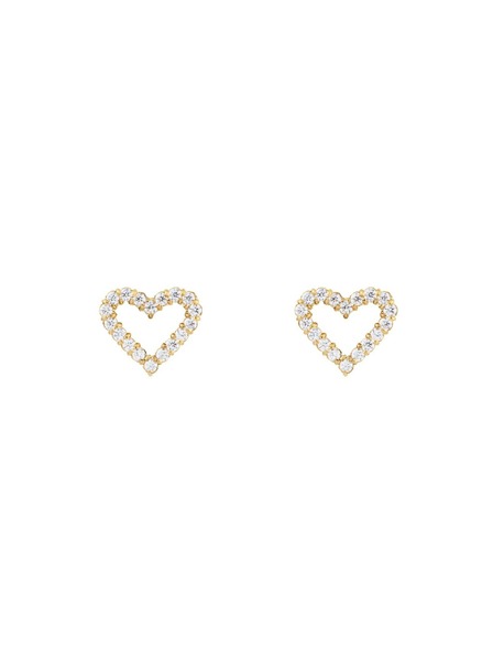 Daniel Wellington Ženski jekleni uhani Daniel Wellington Mirelle Heart DW00401608