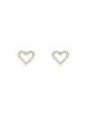 Daniel Wellington Ženski jekleni uhani Daniel Wellington Mirelle Heart DW00401608