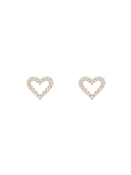 Daniel Wellington Ženski jekleni uhani Daniel Wellington Mirelle Heart DW00401609