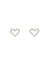 Daniel Wellington Ženski jekleni uhani Daniel Wellington Mirelle Heart DW00401609