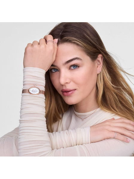 Daniel Wellington Ženski jekleni uhani Daniel Wellington Mirelle Heart DW00401609