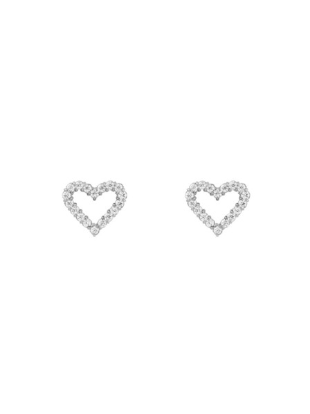 Daniel Wellington Ženski jekleni uhani Daniel Wellington Mirelle Heart DW00401610
