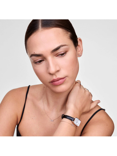 Daniel Wellington Ženski jekleni uhani Daniel Wellington Mirelle Infinity DW00401615