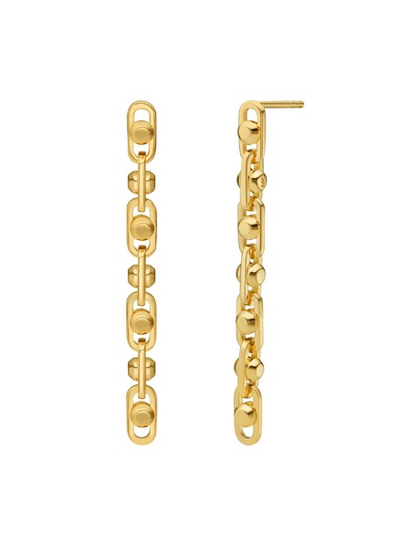 Michael Kors Ženski srebrni pozlačeni uhani Michael Kors MKC171000710