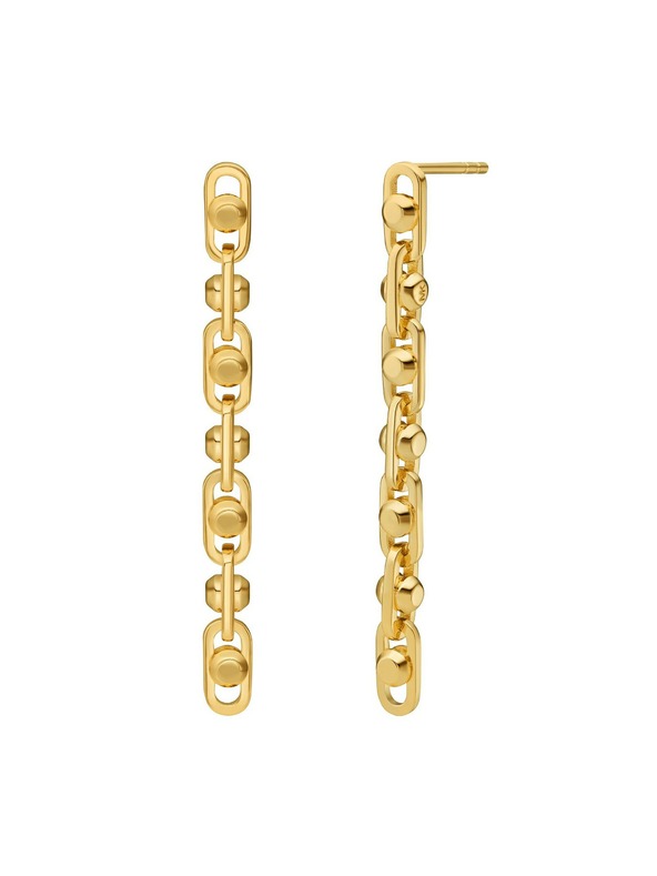 Michael Kors Ženski srebrni pozlačeni uhani Michael Kors MKC171000710