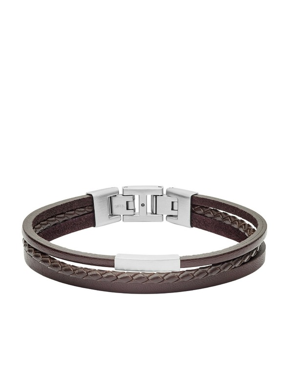 Fossil Moški usnjen naramek Fossil JF03323040